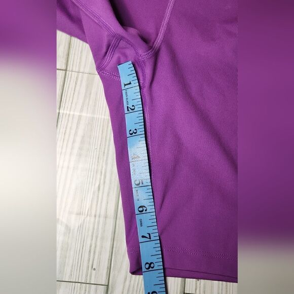 Girlfriend Collective Plum High Rise Bike Shorts Size Xsmall - Picture 7 of 10